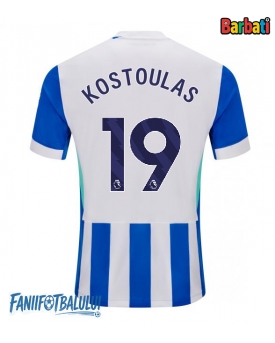 Brighton Charalampos Kostoulas #19 Tricou Fotbal Replică 2025-26 Barbati Acasa